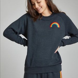 Aviator nation rainbow sweatshirt never worn